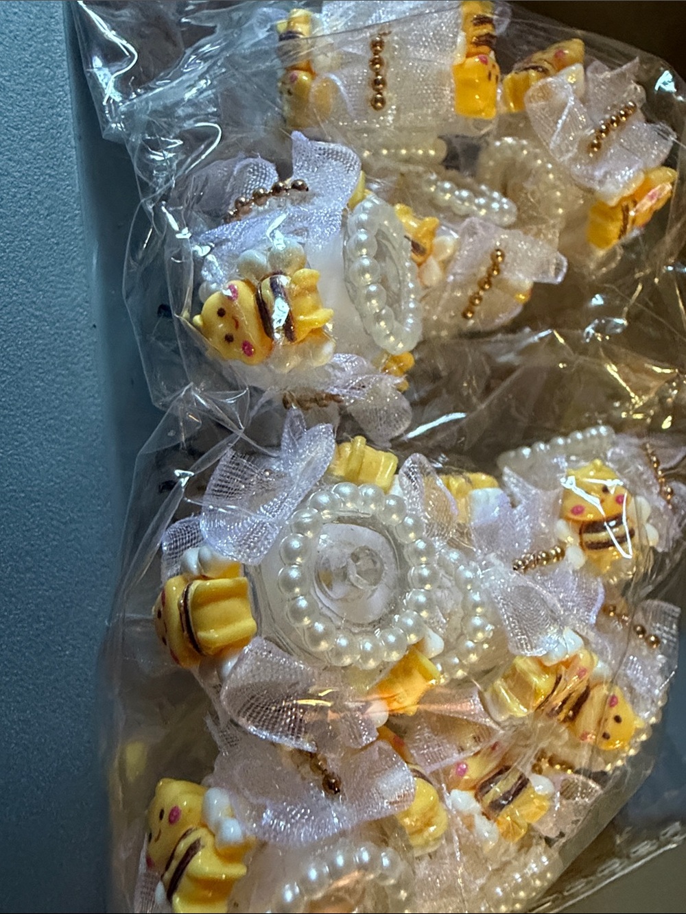 10 pieces of Bee Fancy Beads